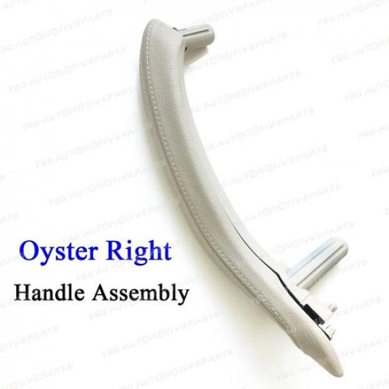 Door Pull Handle Cover with Leather Assembly For BMW X5 X6 F15 F16 2014 -2018