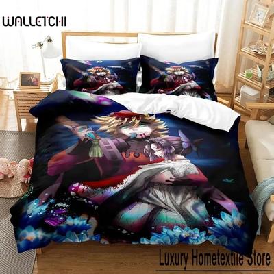 New Doma Bedding Set Single Twin Full Queen King Size Bed Set Adult Kid Bedroom Duvet Cover Sets 3D Print Anime Bed Sheet Set