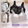 Plus Size Ultra-Thin Wireless Seamless Bra, Bust Minimizer Side Gathering Anti-Sag Full Figure Curvy Women Bra