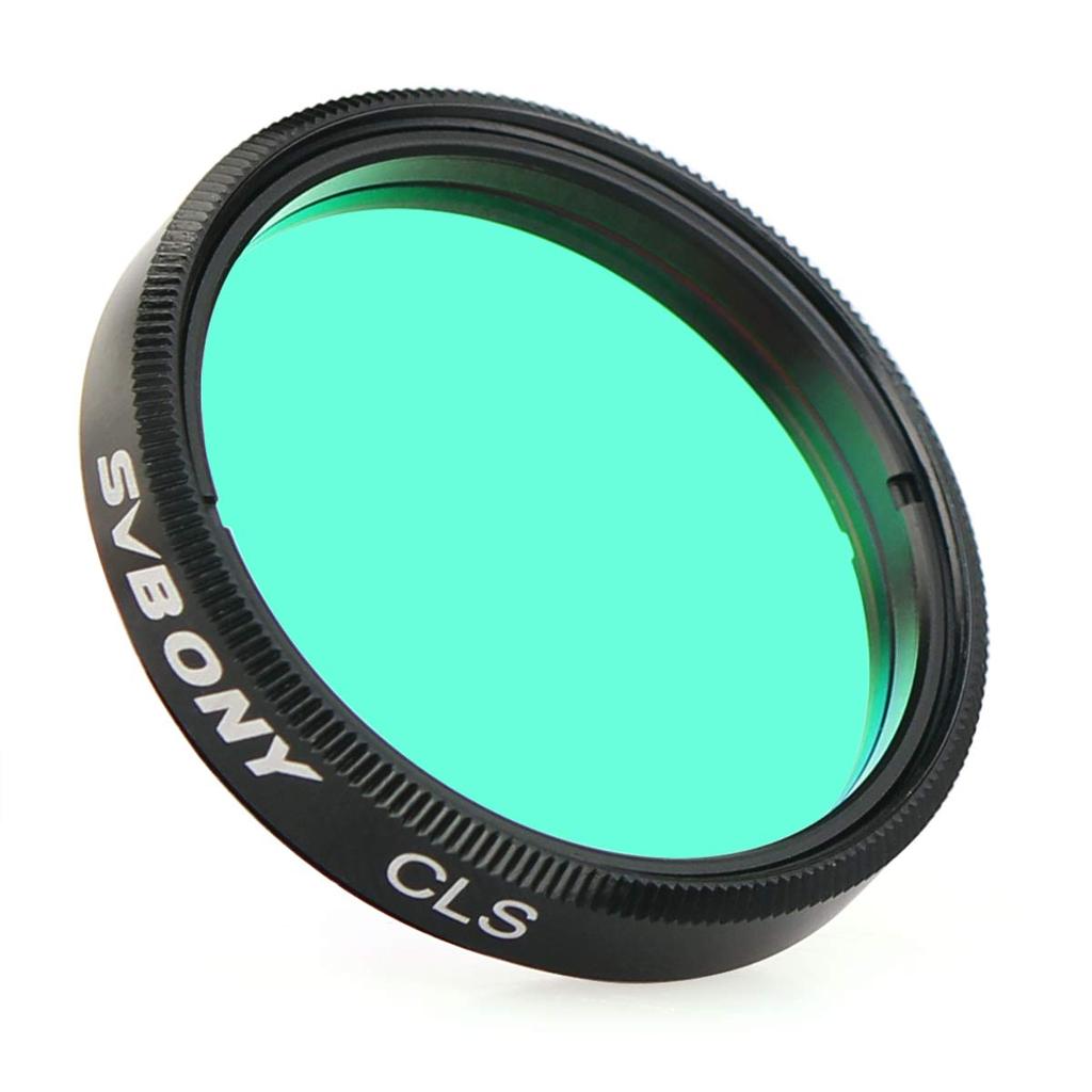 SVBONY Light Pollution Filter Lens Filter CLS Filter for Astronomical Observation and Suitable for Telescopes Photography, 1.25-inch (1.25-inch)