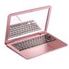 Handheld Cosmetic Mirror Mini Laptop Mirror, Pocket Size Shaped Makeup Portable Small Foldable Vanity Folding Computer for Dollhouse Accessory, Travel