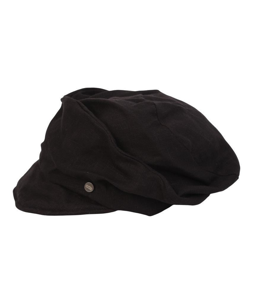 Yunibeosyeolkemiseuteuli Wire Wrinkle Black Marine Cap