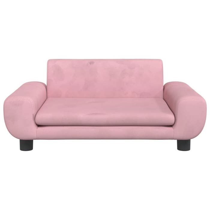 VidaXL Children's Sofa Pink 70x45x33 Cm Velvet, Mini Sofa, Mini Sofa Chair, Mini Sofa for Children, Sofa of 3196389