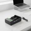 18650 Li-Ion Battery Charger 2 3 4 Slots 110V 220V Usb A Port For 18650 18700 Charging 3.7V Rechargeable Lithium Battery Charger