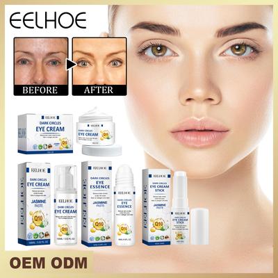 Hyaluronic Acid Whitening Eye Cream Anti Dark Circles Eye Bags Wrinkle Removal Skin Serum Brighten Moisturizer Eyes Beauty Health