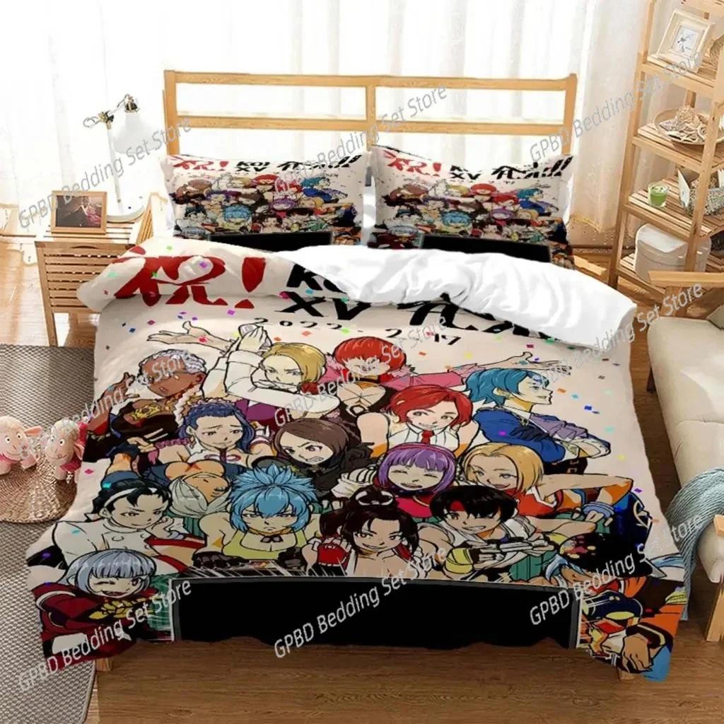 

Comforter 3D Print Game King Of Fighters Kof Bedding Set Bedroom Soft Modern S Comefortable Comforter (quilt)-EU Single(135*200cm)3pcs