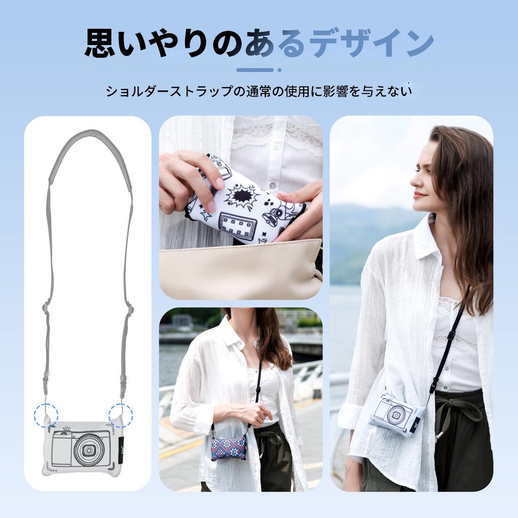 JJC Kompaktkamera-Wickeltuch Kamera Kamera-Reinigungstuch für Ricoh GR GR GR Sony RX100 RX100 Canon G7 Mark Schutztuch für Kamera Schutzhülle