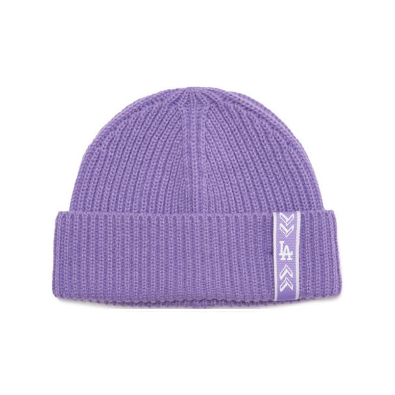 MLB Плюшевые вязаные шапки унисекс фиолетовые модные 3ABNS6116-07LDS F