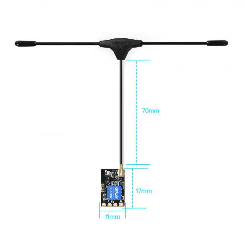 GEPRC ELRS Nano 915M V2 Receiver