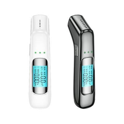 Professional Alcohol Tester Alcohol Meter Backlit BAC Tester with LCD Screen & Indicator USB Rechargeable Breathalyzer
