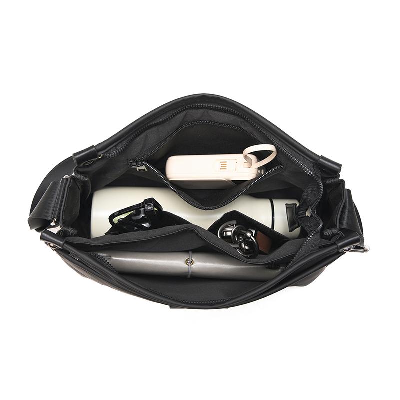 Geantă de umăr pentru bărbați, impermeabilă, cu mai multe straturi, cu capacitate mare, pentru afaceri