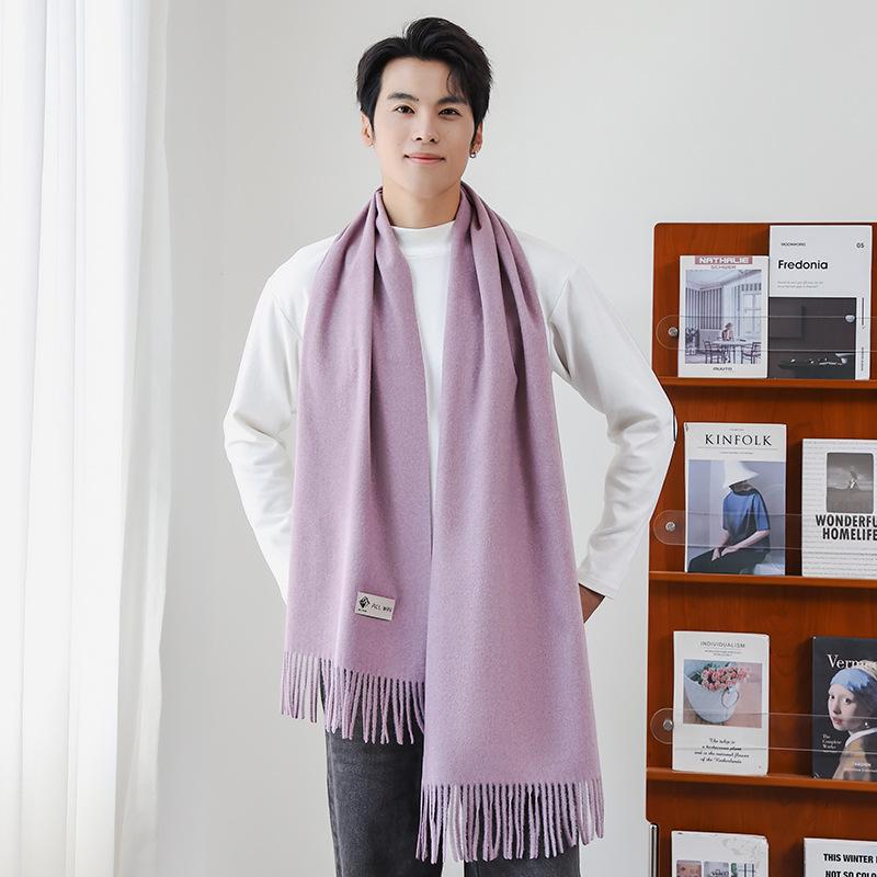 Wool and Cashmere Winter Scarves for Men, Women, and Boys - Stylish and Warm