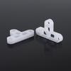 200 Pieces Practical 10mm 3/8 Inch Clear Flooring Spacers Accessory for Bricklaying and Deck Board Leveling Solution