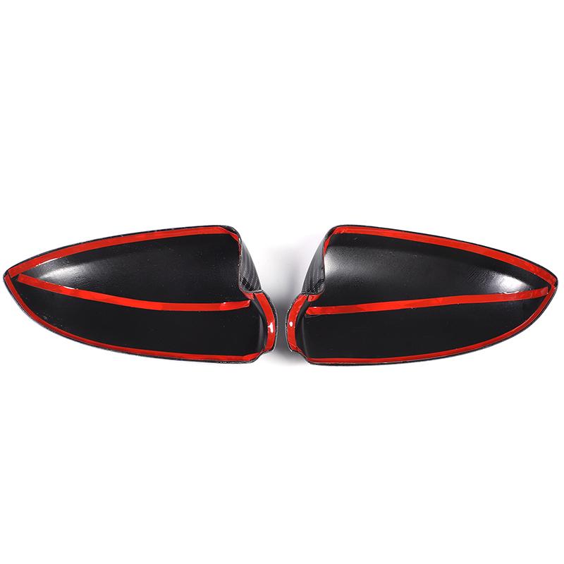 For Mercedes Benz Smart Fortwo W451 2009-2014 Real Carbon Fiber Car Exterior Rearview Mirror Protective Cover Accessories