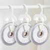 3/5Pcs White Plastic Purse Hanger Hooks Smooth Anti Scratch Edge Curved Design For Closet Storage
