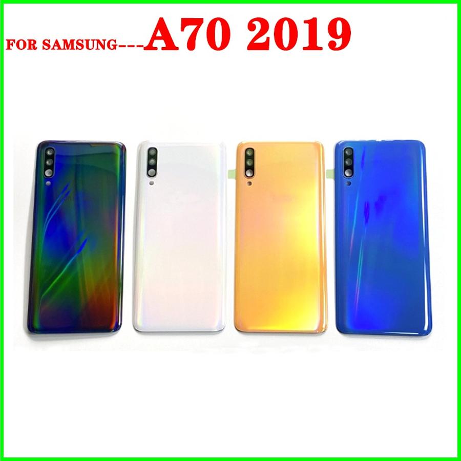 Rear Full Housing Frame For SAMSUNG Galaxy A70 2019 A705 Back Battery Cover Case Housing +Middle Frame Button Camera Lens