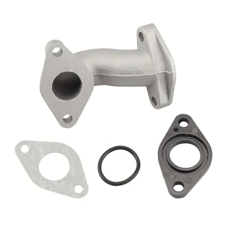 Motorcycle Carburator Intake Pipe Manifold with Gasket Screw Kit For 50cc 70cc 90cc 110cc 125cc Engine Pit Dirt Bike ATV Quad