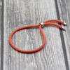 Braccialetto di Corda alla Moda Unisex Regolabile Cerchio in Acciaio Inossidabile Braccialetto Nautico per Spiaggia e Surf Braccialetto in Tessuto per Meditazione Pulsera