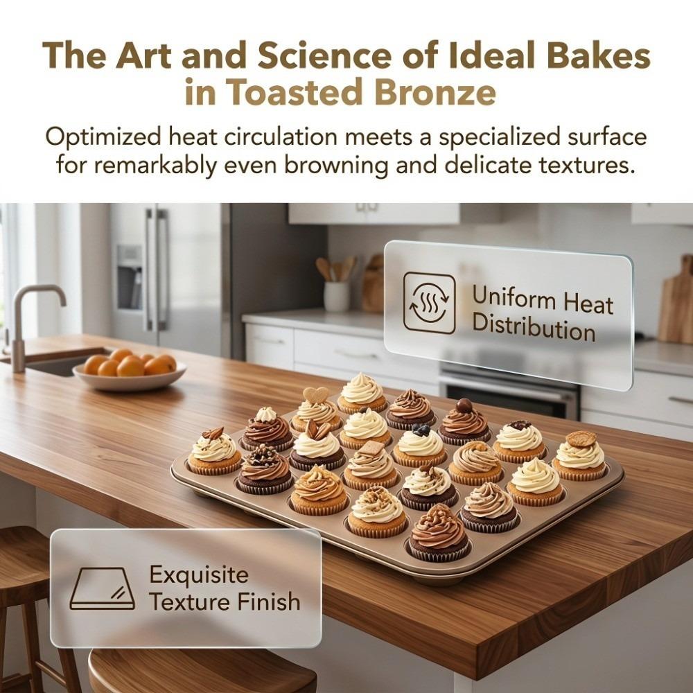 25Hole Macaron Bakeware Pan Carbon Steel Muffin Baking Pan Baking Mold Tray  Muffin Making 25Hole