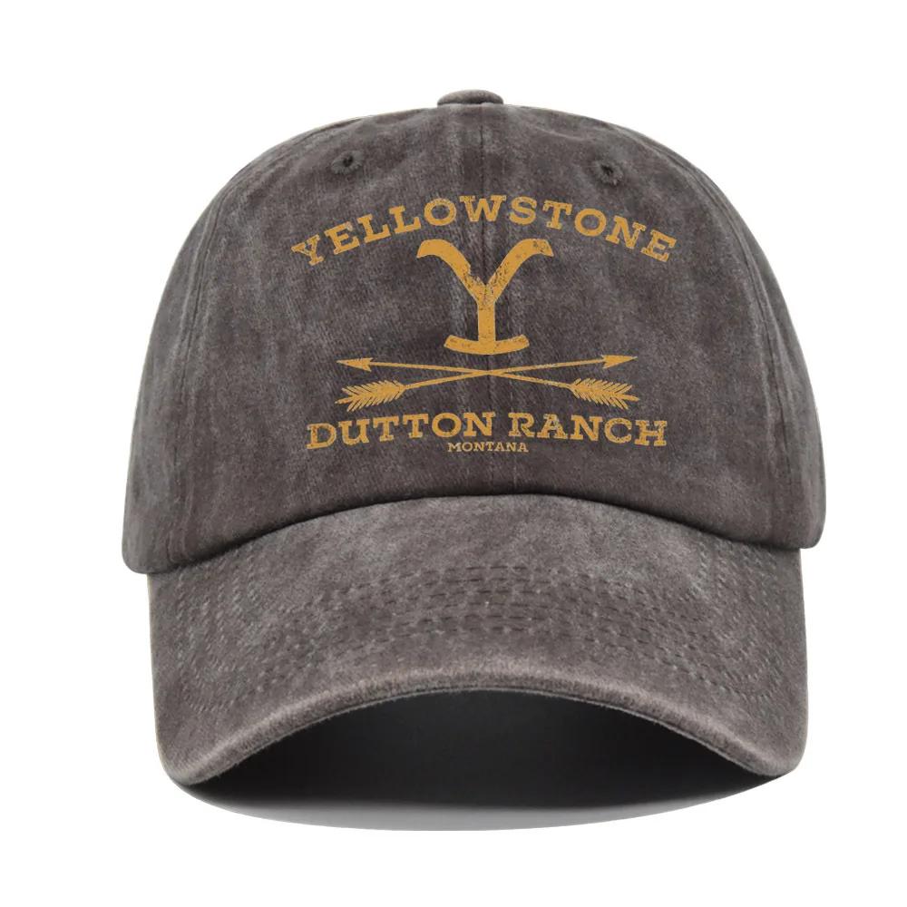 Baseball Cap Snapback Hat YELLOWSTONE Sun Hat Spring Autumn Baseball Cap Sport Hip Hop Fitted Cap Hats for Men Women