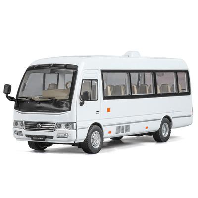 1/24 Toyota Coaster Mittelgroßer Geschäftsbus Legierung Diecast Modellauto Simulation Boutique Bücherregal Dekoration Trendiges Ornament Geschenk Junge