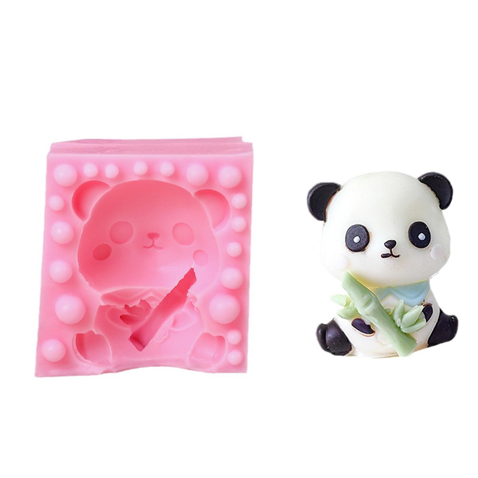 

Silicone Molds Chocolate Molds Fondant Molds Panda Shape Baking Moulds Cake Dessert Making Molds Silicone Texture