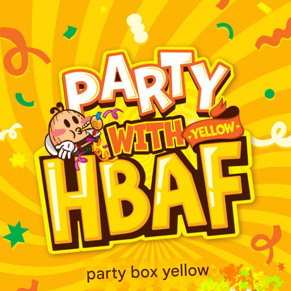 HBAF Mini Party Box Yellow 20g - 5 Types X 5 Packs, 1 Box (500g)