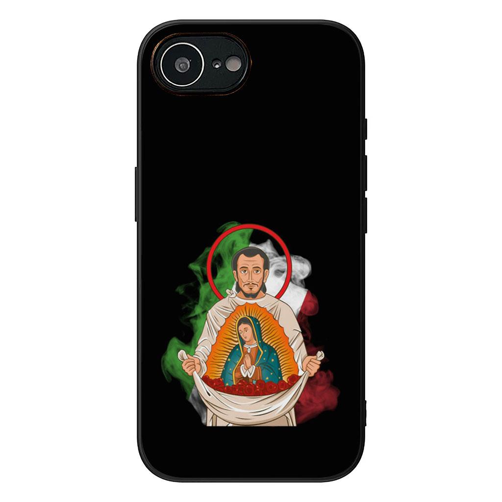 Cover for Apple iPhone 16 15 14 Plus 13 12 Mini 17 Pro Max + ProMax 16E Air 16+ 15+ Phone Case Madre Mary Virgen de Guadalupe