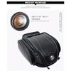 1X Waterproof Black Pu Leather Motorcycle Atv Scooter Rear Seat Luggage Tail Bag