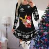 Women's Christmas Printed Dress Base Shirt