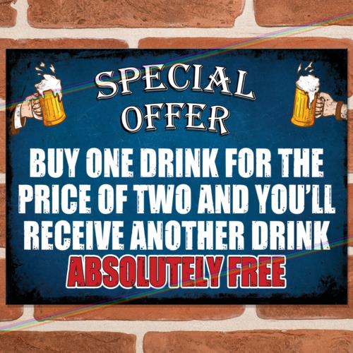 

SPECIAL OFFER Funny Metal Signs Man Cave Gift Shed Garage Joke Bar Tin Sign UKAluminum 20x30cm（7.8x11.8inch）