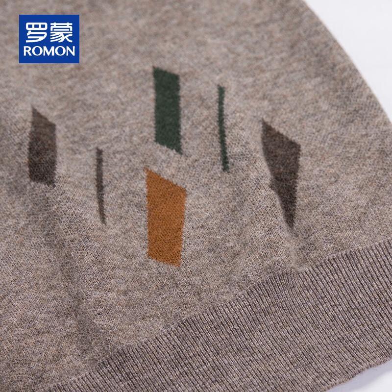 ROMON Men's 100% Pure Wool V-Neck Knit Vest