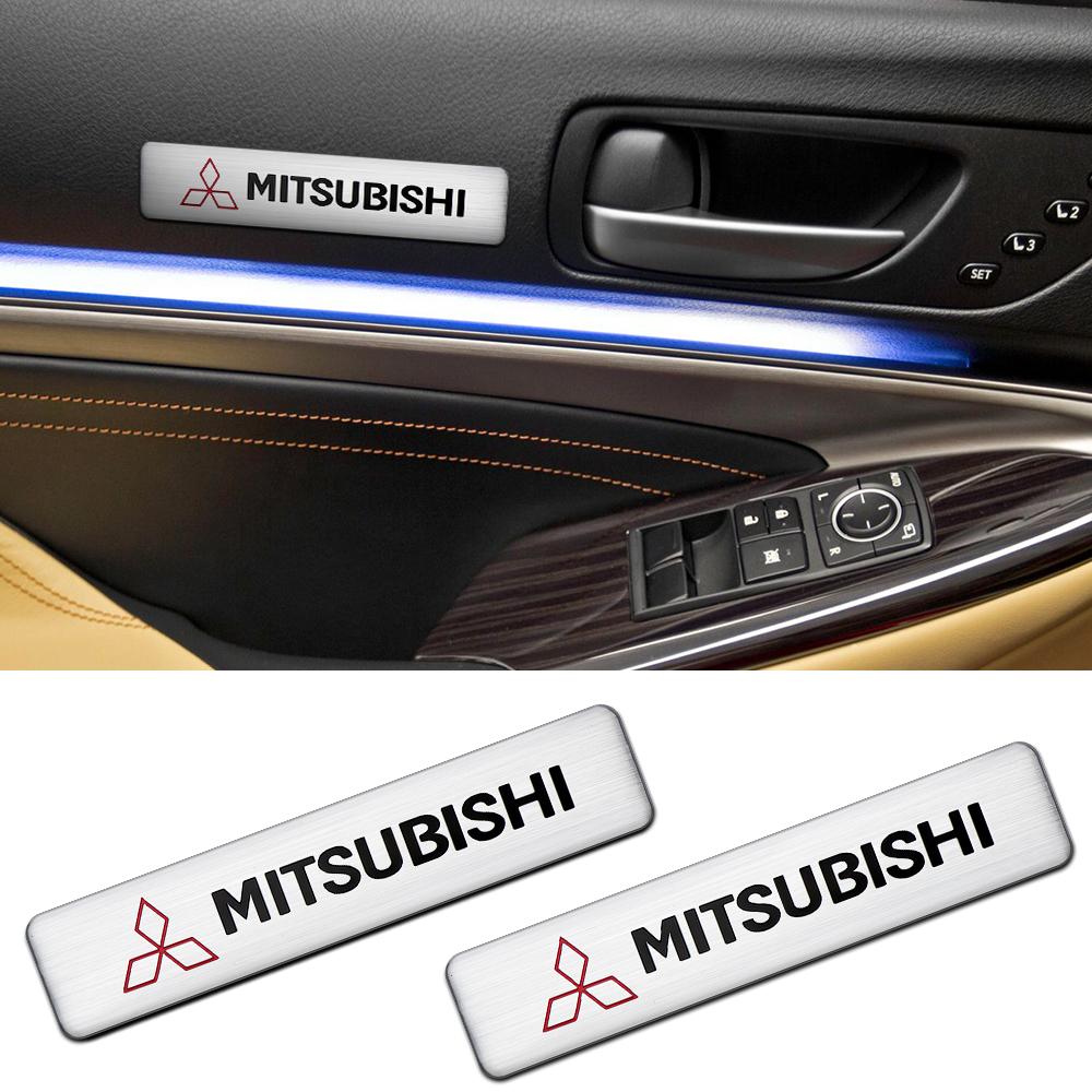 1/2ks Samolepka na znak auta Auto Samolepka Dekorativní obtisk na karoserii kufr pro MITSUBISHI Ralliart Lancer Competition Outlander EX LANCER
