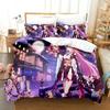 Game Honkai Impact 3 Bedding Set Printed Bed Set With Pillowcase Bed Duvet Cover Soft Queen King Size Bedclothes Home Adult Kid