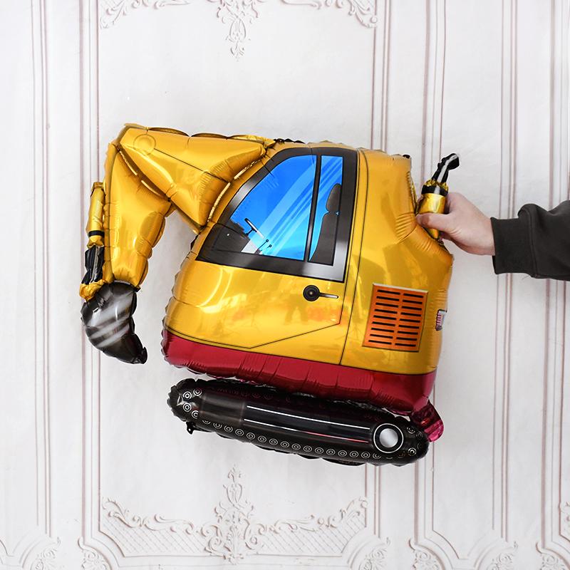 

Будівельна машина Фольговані повітряні кулі Хлопчики Тема будівництва Сувеніри до дня народження Декорація Екскаватор Вантажівка Globos Товари Excavator