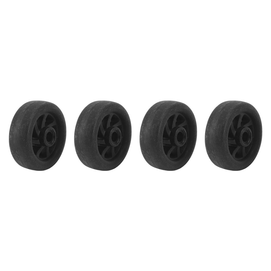 4pcs Suitcase Wheels Replacement Durable Silent PVC Swivel Luggage Caster Wheels Repair