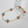 Original S925 Sterling Silver 18K Gold Plated Four-Leaf Clover Bracelet Six-flower Can Request Van the Catalog Cleef From Seller