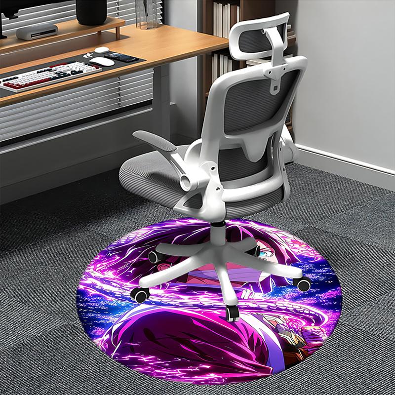 

Anime Character Round Chair Mat - Fantasy Decorative Rug for Home 80cm