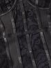 Alluring Lace Patchwork Cutout Bodysuit - Slim Fit Sling Vest