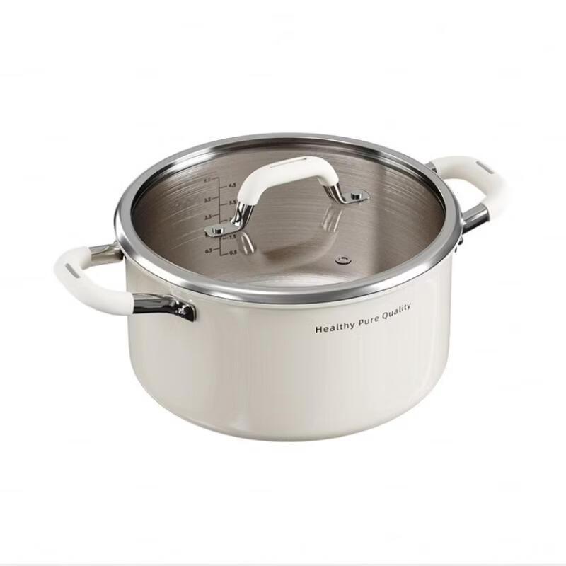 Uto 304 Stainless Steel Soup Pot with 2-Layer Steamer