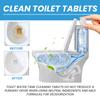 Jaysuing Toilet Cleaning Tablets Flush Deodorizes Toilet Automatic Bleach Toilet Bowl Cleaner Stain Remover Tablet Flush Deodorizes Toilet Deodorant