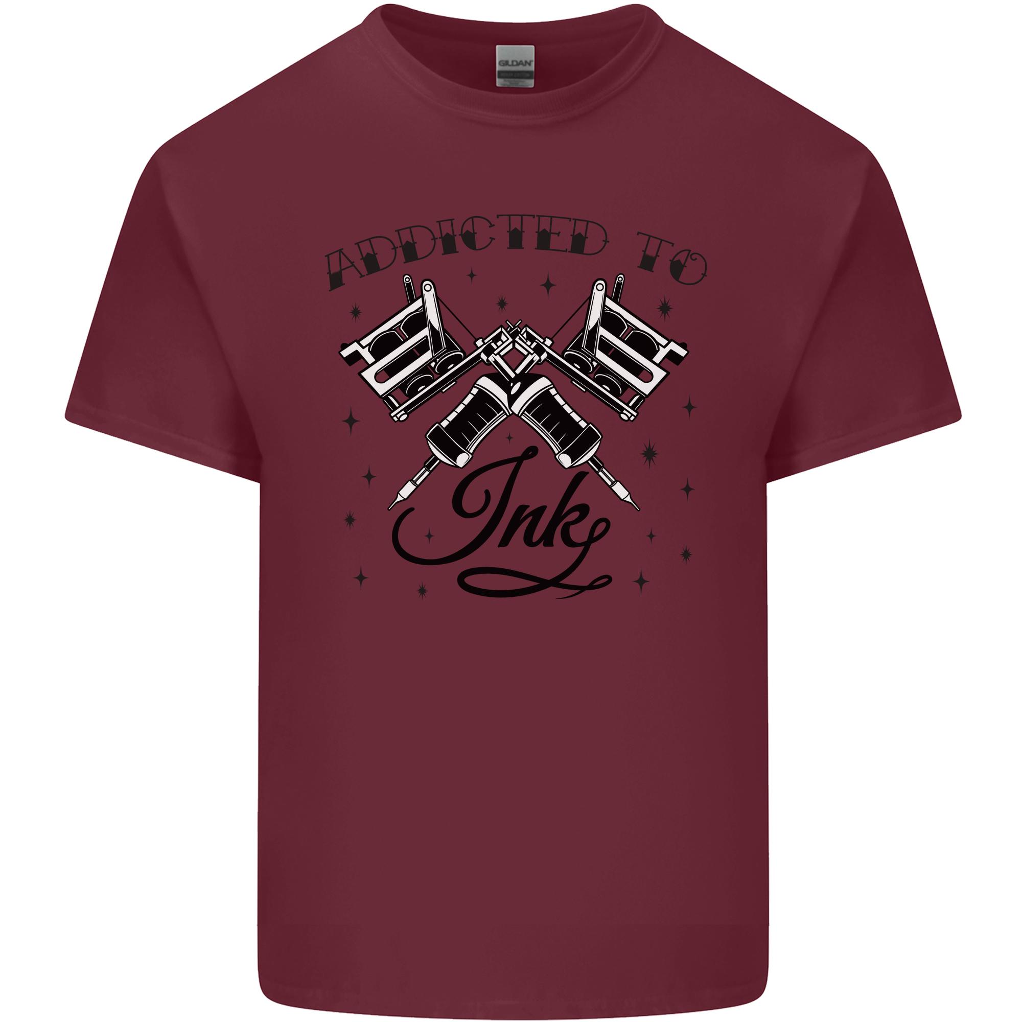 Addicted to Ink Tattoo Artist Tats Unisexs Light Cotton TShirt S