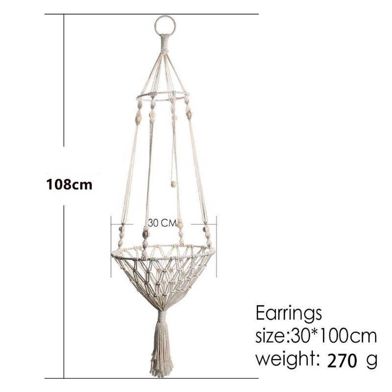 Bohemian Woven Cat Nest Hammock with European Mesh Pocket Summer Pendant Cat Hammock Swing Hanging Pet Bed for Cats