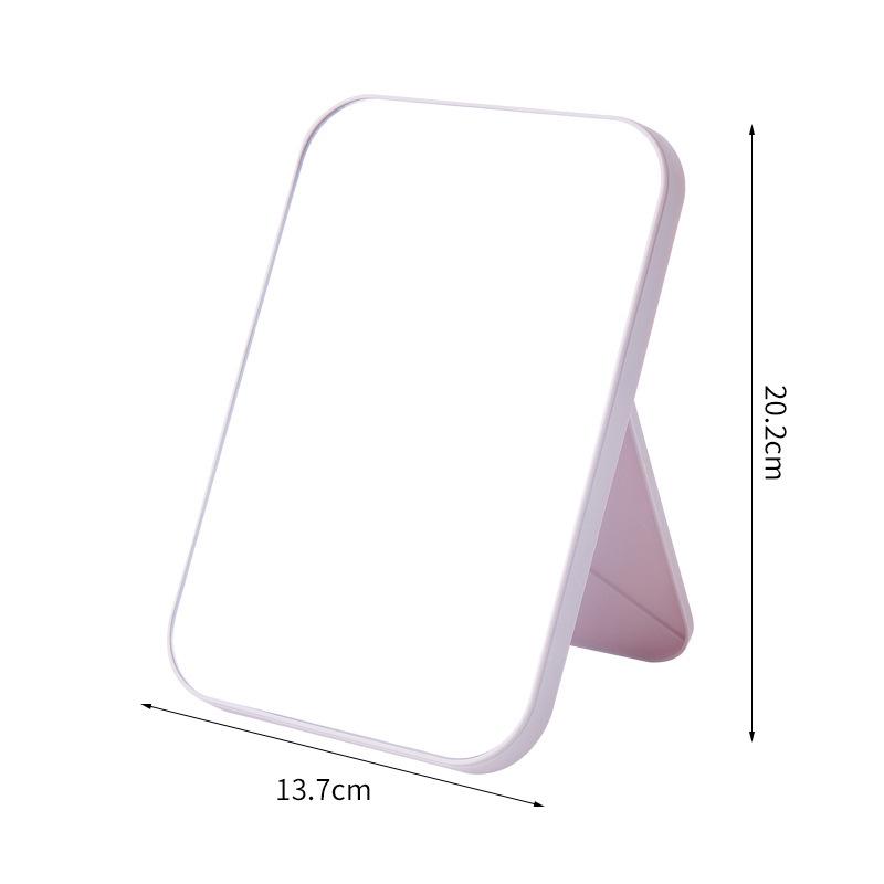 HD Square Folding Portable Makeup Mirror - Minimalist and Elegant Design