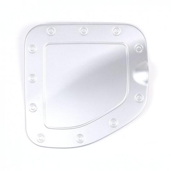 Silver Exterior Filler Fuel Door Tank Gas Cap Cover Trim For Toyota Tacoma 11-15