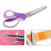 Pinking Scissors 23.5cm Professional Stainless Steel Sewing Scissors For Crafts, For Leather, Cotton, Paper, Fabric (purple) - DD