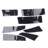 18pcs 5D Glossy Carbon Fiber Style Sticker Decal Trim Decoration Fit For BMW 5-Series E60 2003-2007 2008 2009 2010