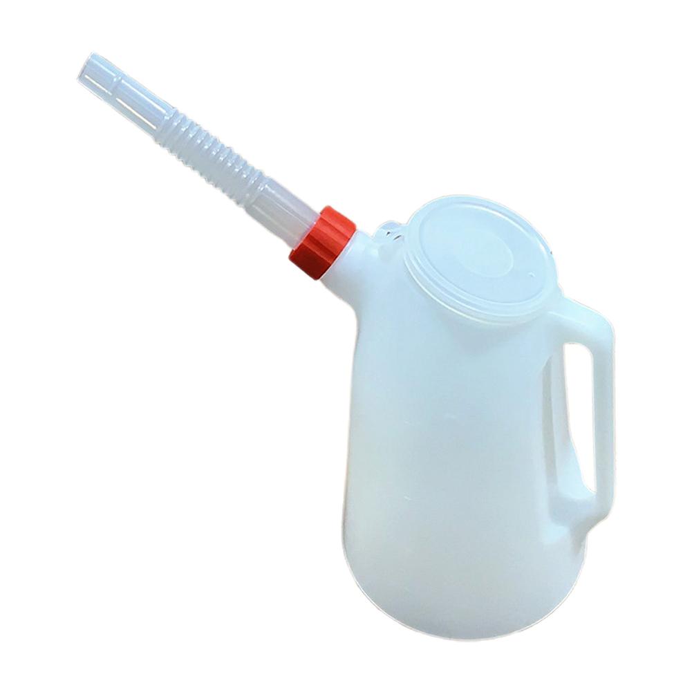 1.2/2/3/4/5L Oil Measuring Jug With Flexible Spout Oil For Automotive,Boat&Motorcycle Can Plast J0C8