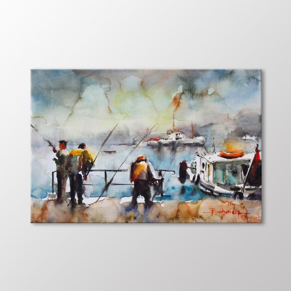 

Акварельная Живопись Рыбаков