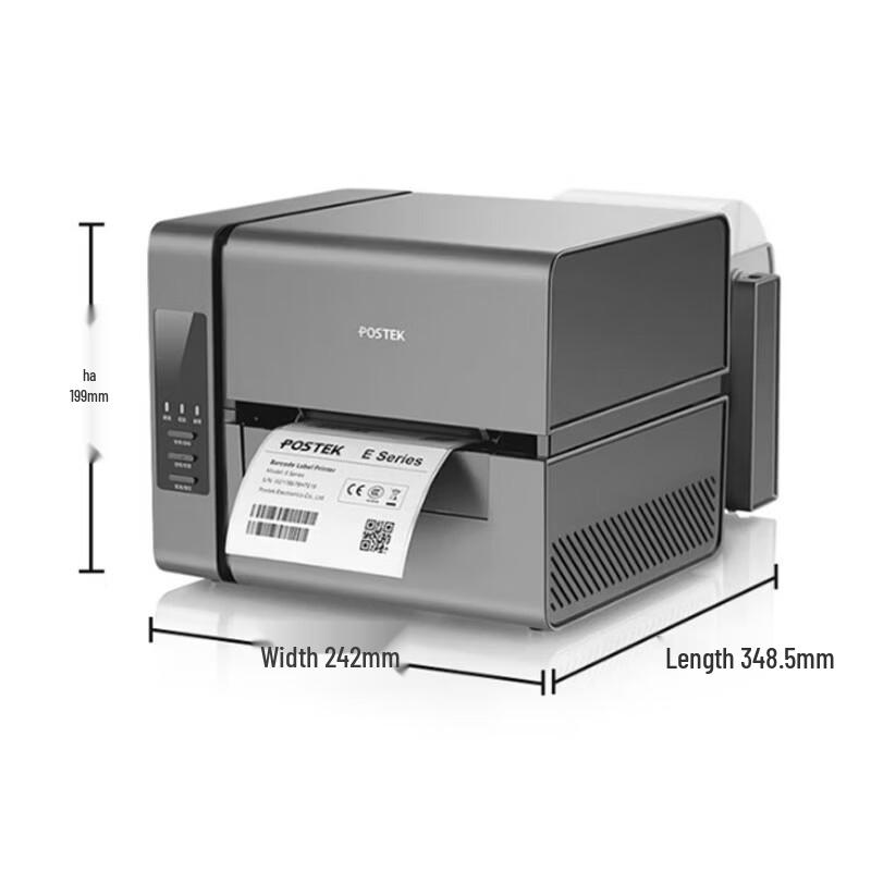 POSTEK E-Series Label Barcode Printer CN plug (adapter included)